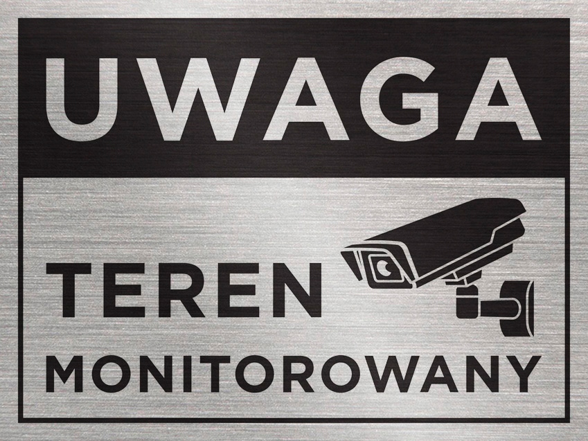 

Tabliczka Teren Monitorowany 20x15 cm