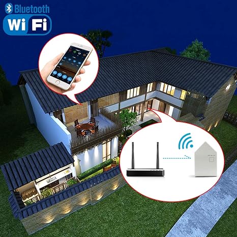 HaoDeng Inteligentny koncentrator Bluetooth Mesh Smart Bridge Łączy z Wi-Fi Typ alarmu brak informacji