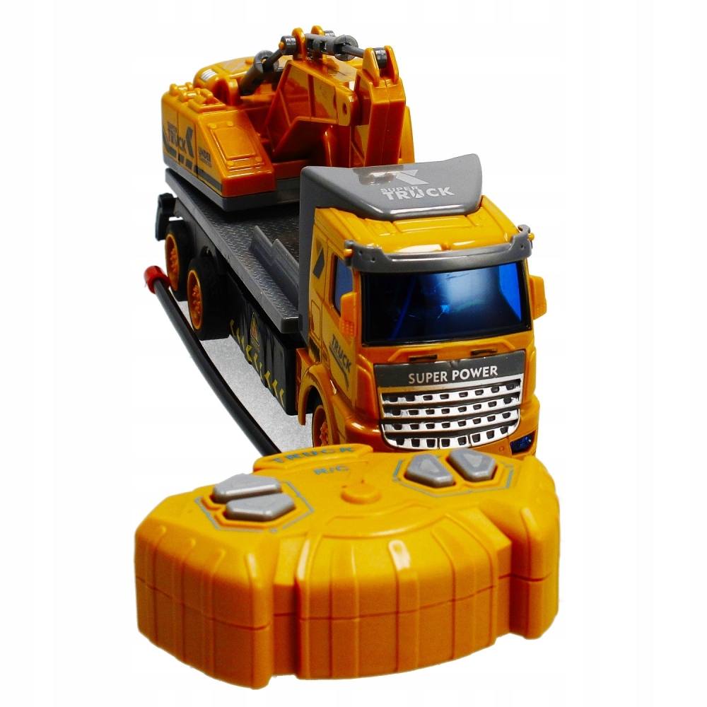 Koparka NA RADIO dla dzieci MASZYNA Budowlana Bohater brak