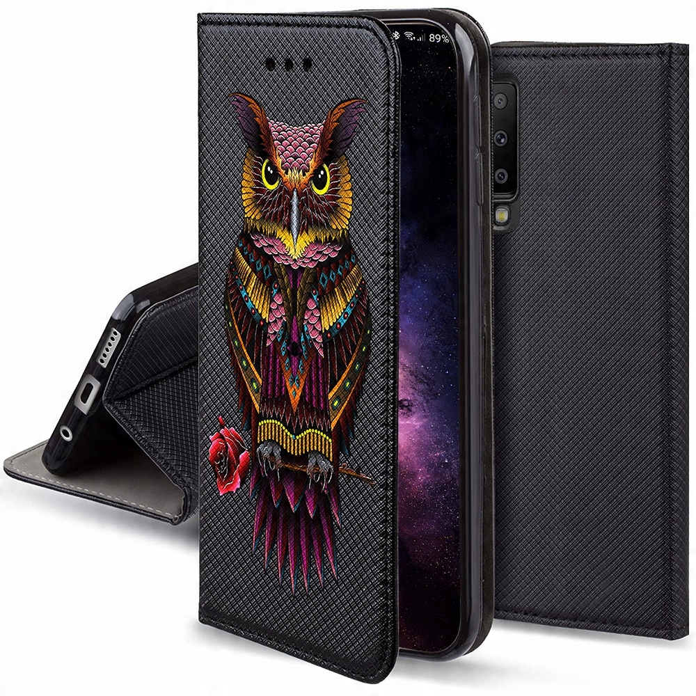 

Etui Magnet Sowa do Samsung Galaxy A70 Szkło