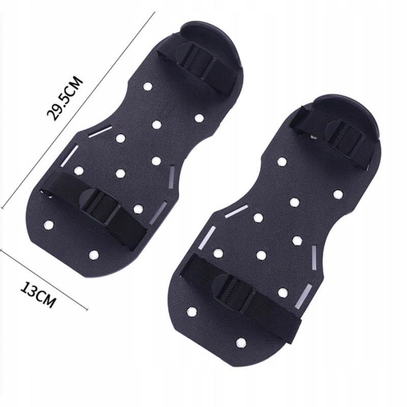 AERATOR OGRODOWY SANDAŁY NAKŁADKI NA BUTY Z KOLCAMI DO TRAWNIKÓW NAKŁUWACZ Regulacja głębokości roboczej bez regulacji