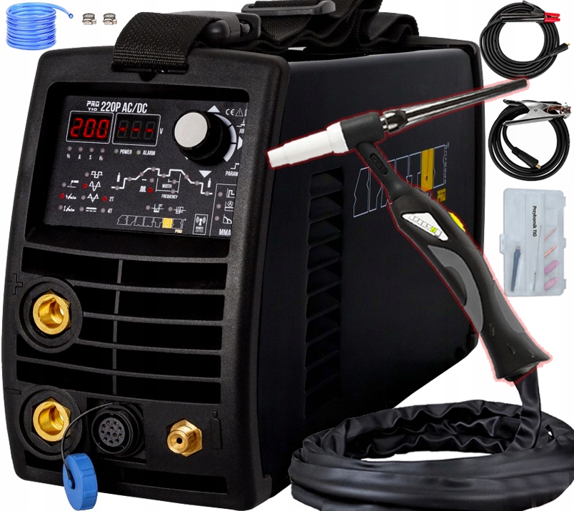 Svářečka Spartus ProTIG 220 Puls Ac/dc Paket 4 m