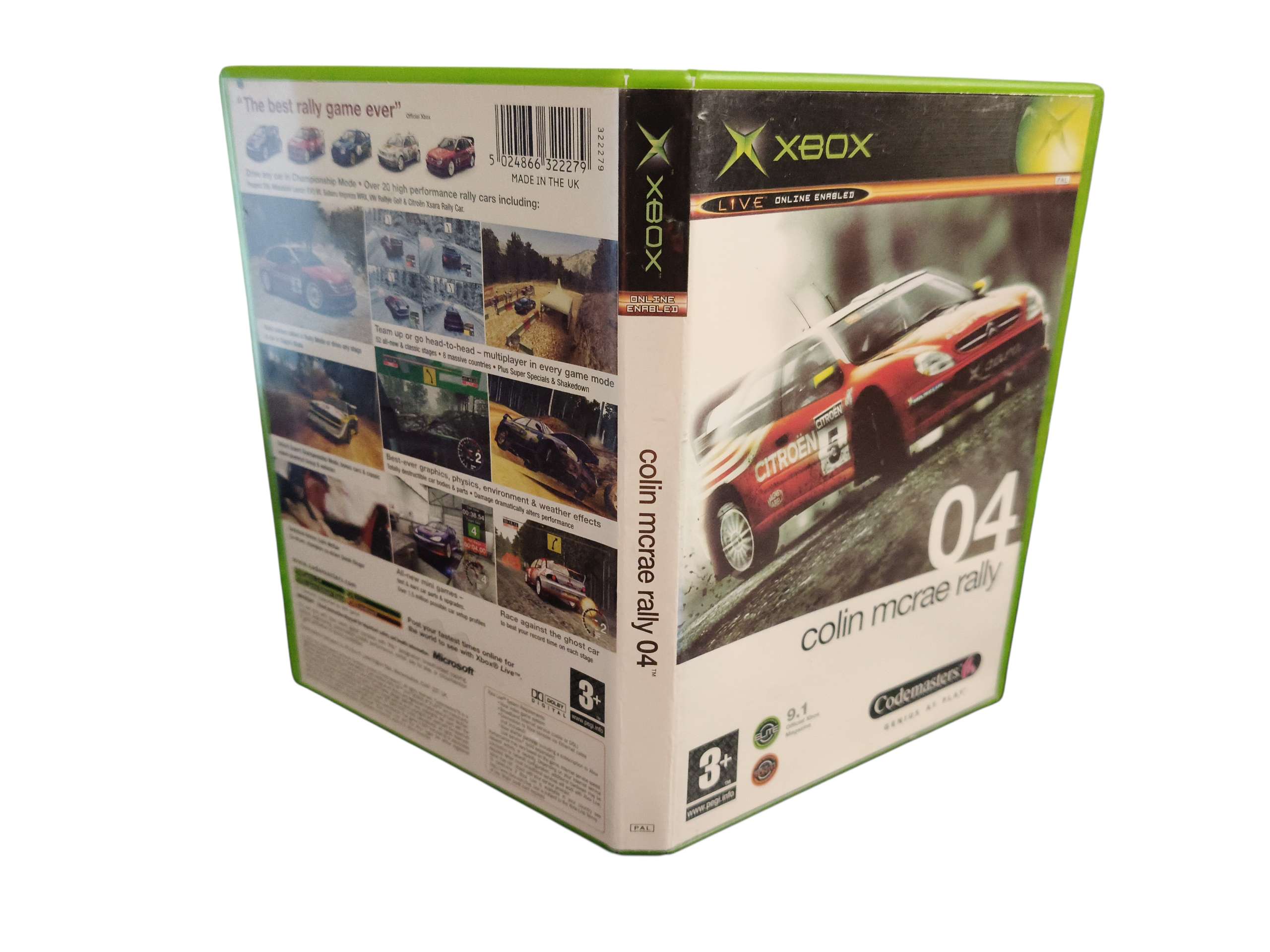 Colin McRae Rally 04 Xbox pudełkowa