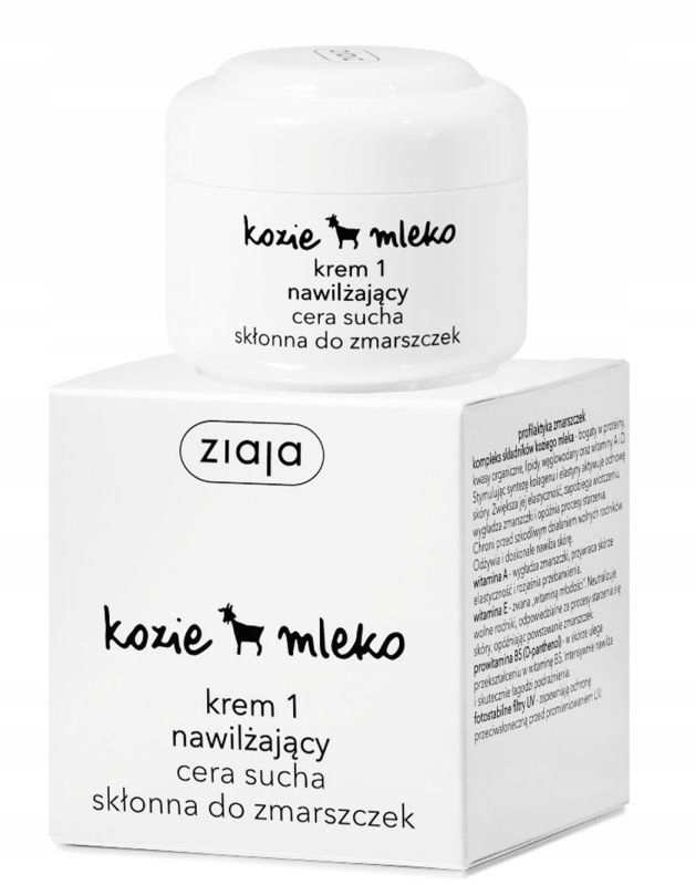 

Ziaja kozie mleko krem 1 nawilżający cera sucha