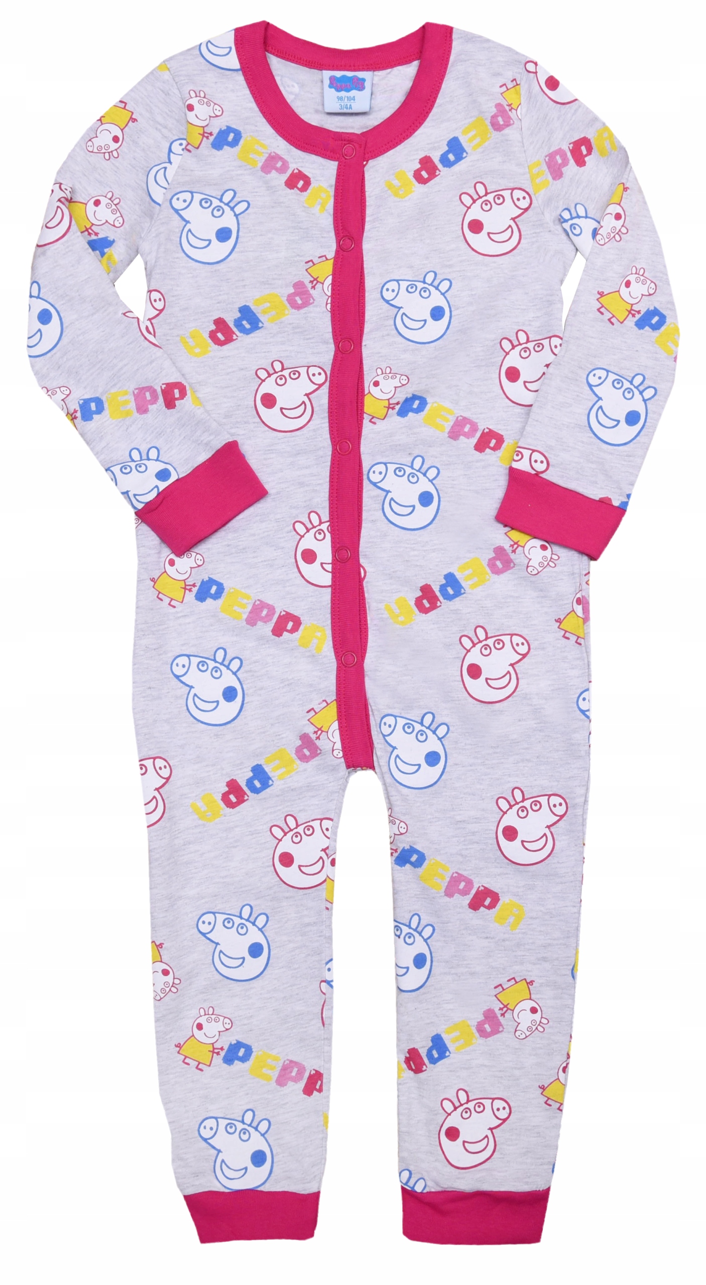 

Kombinezon Pajac Onesie Świnka Peppa 98/104 Różowy