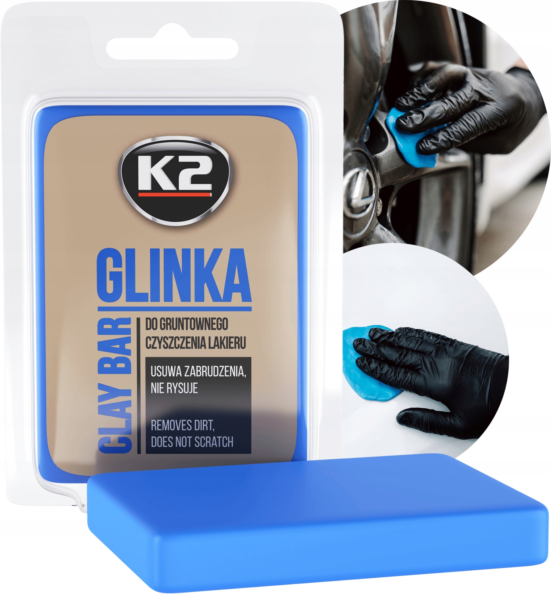 

K2 Glinka Czyszcząca Do Lakieru 60g