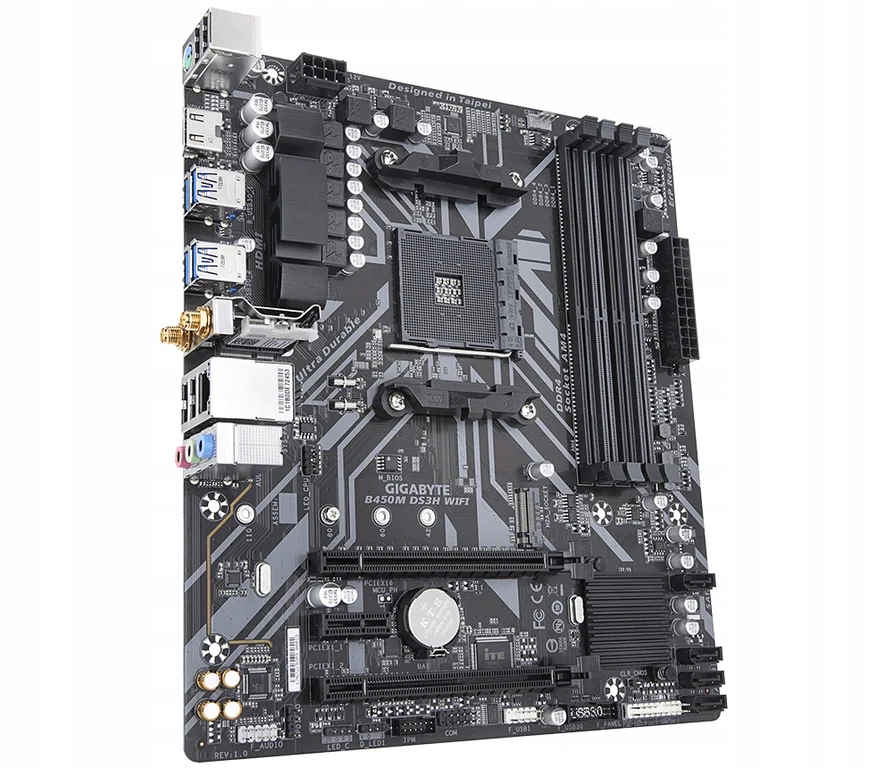 GIGABYTE B450M DS3H WIFI płyta główna AMD B450 Socket AM4 micro ATX Producent Gigabyte