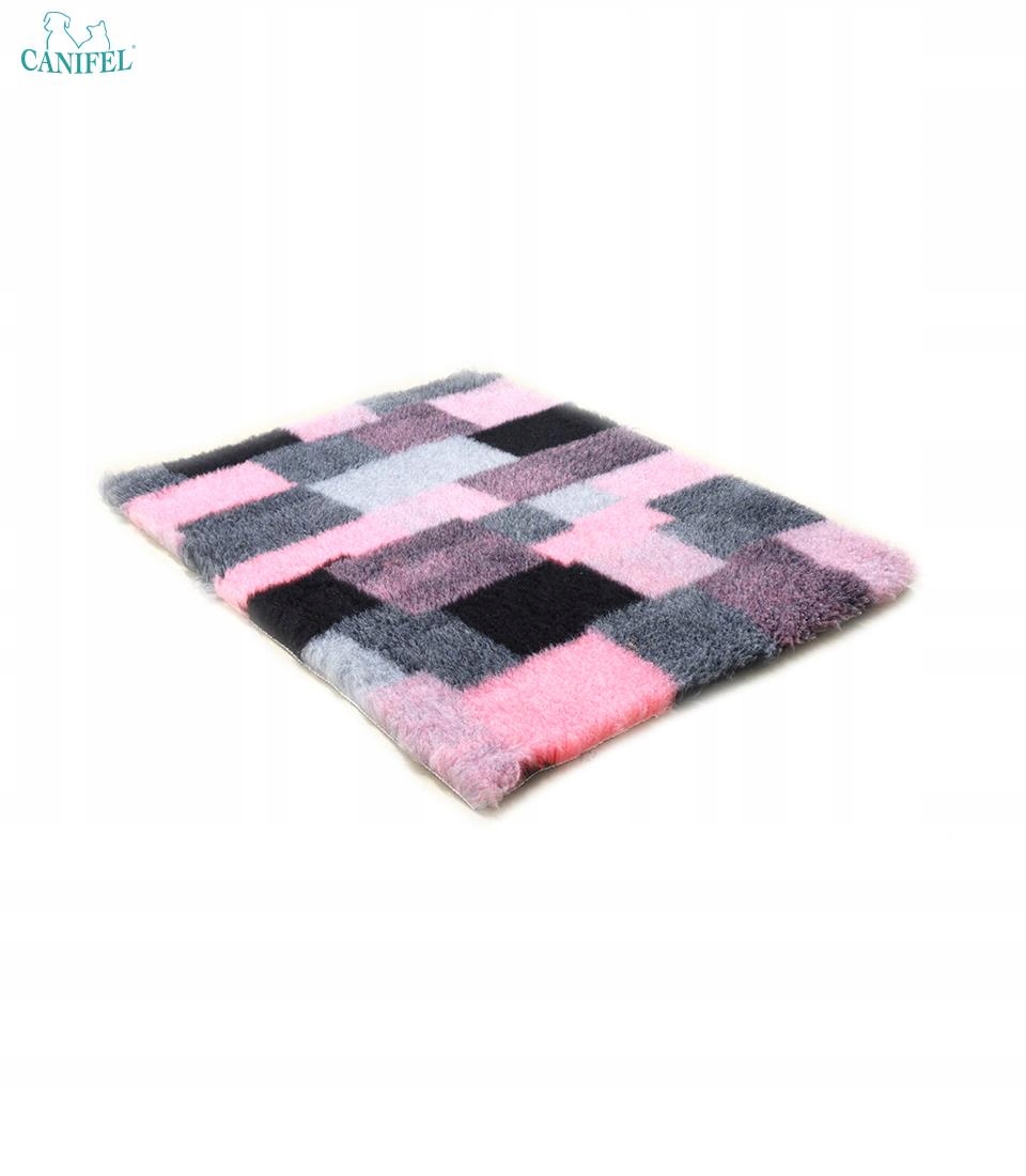 

DryBed Posłanie (100x75) Patchwork Szaro Różowy