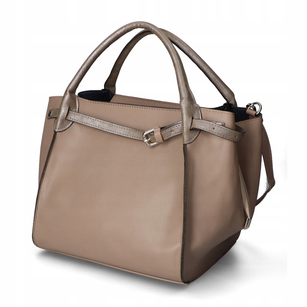 Velká dámská prostorná taška Tmavě béžová
