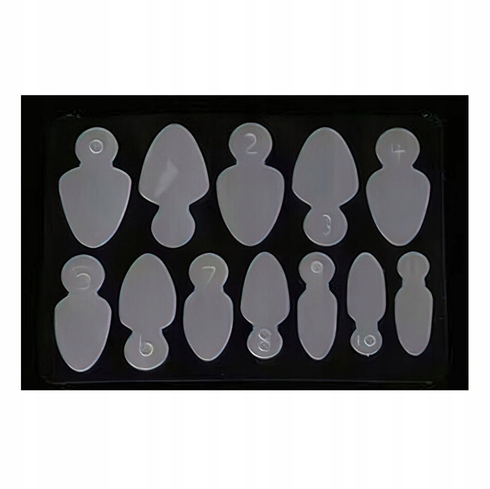 Excellent PRO formy silikonowe do frencha dual form combo Oval Short A