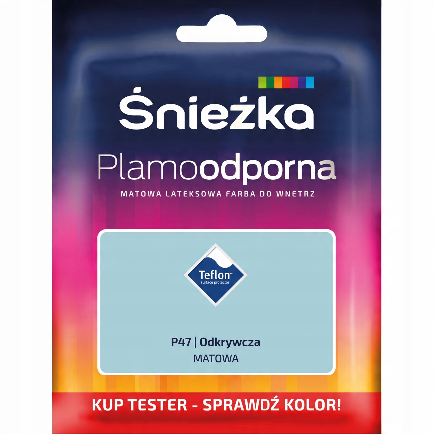 

Tester Śnieżka Plamoodporna Odkrywcza