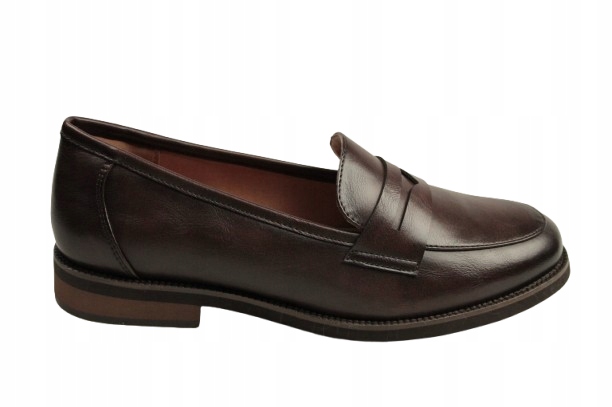 Potocki polobotky Dámské 26-19380CHO Hnědá Tmavá Čokoláda vel. 36