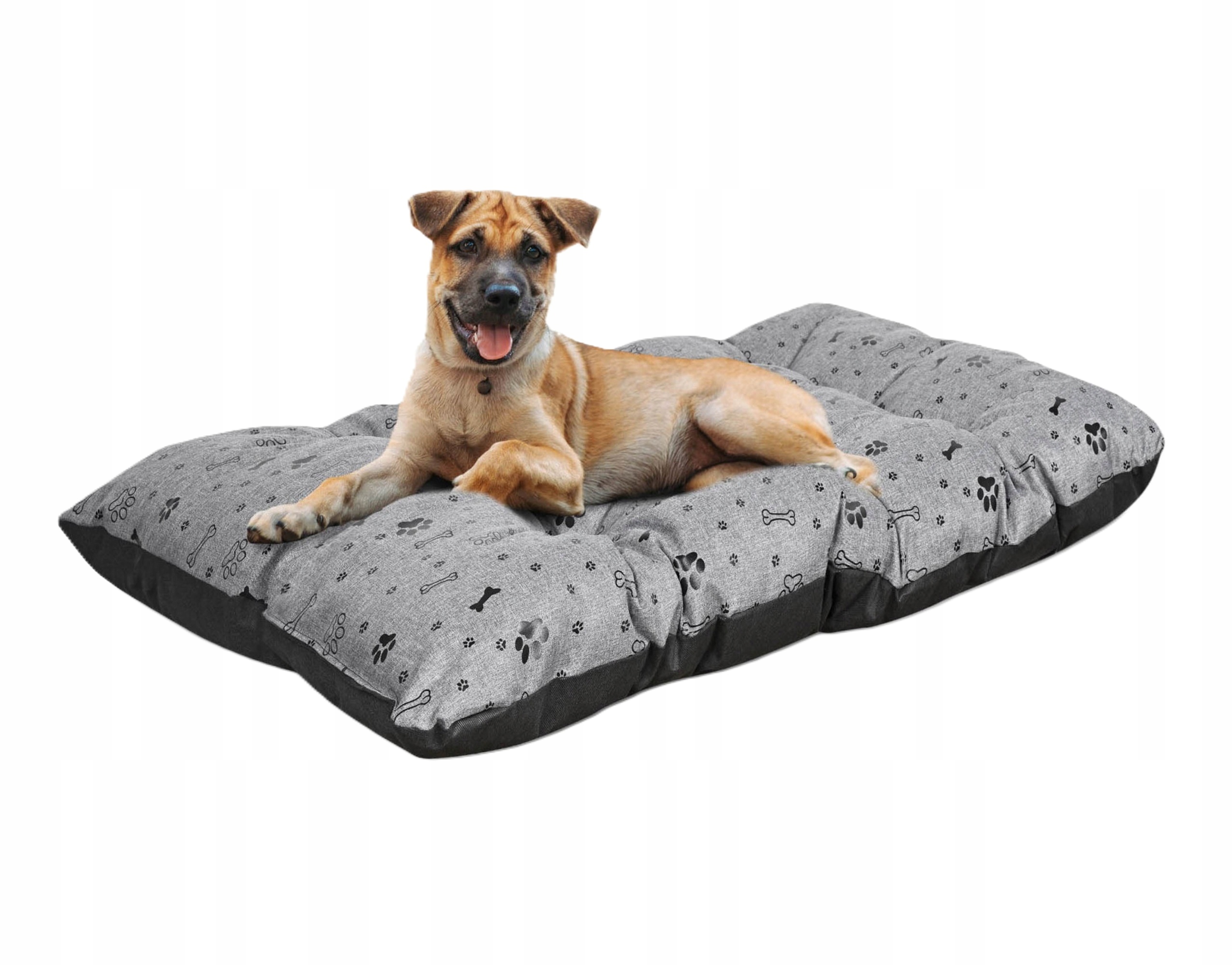 Levně Polštář Pelíšek Prestige Durable Černý Kosti 120x80cm