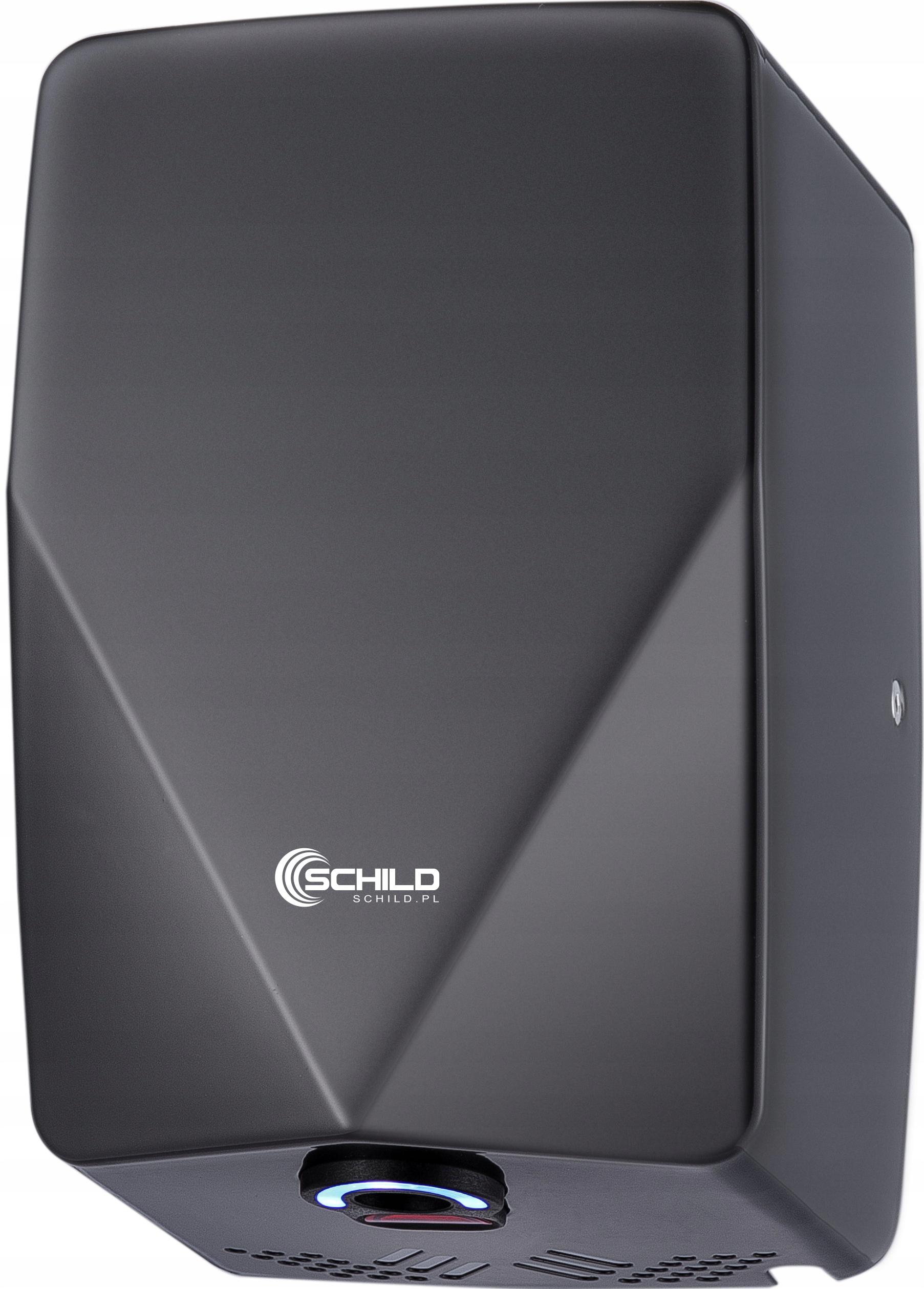 Mocna czarna suszarka do rąk UV 1850W 7s 360km/h