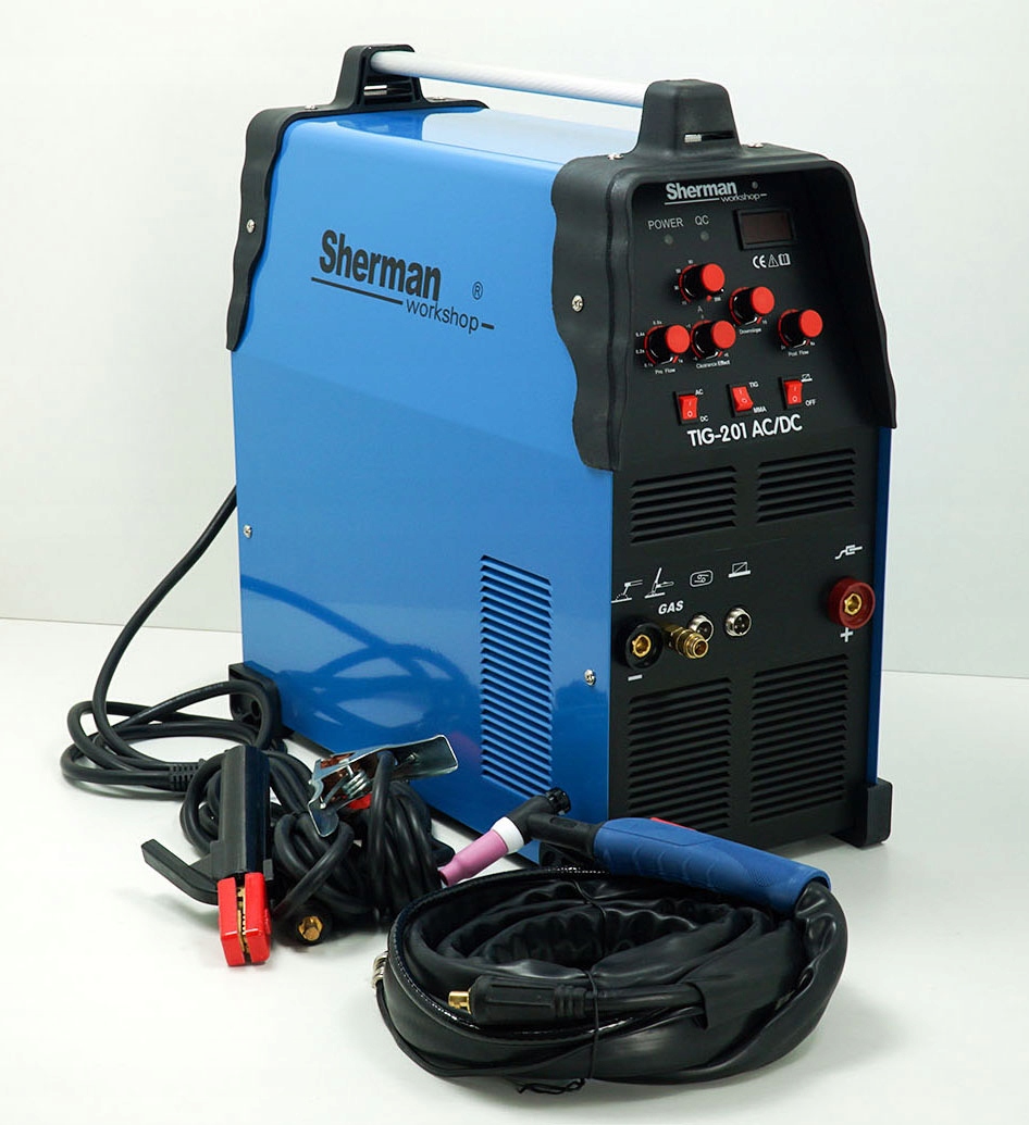 Spawarka TIG AC DC MMA aluminium Sherman TIG 201 Model Sherman TIG 201 AC DC