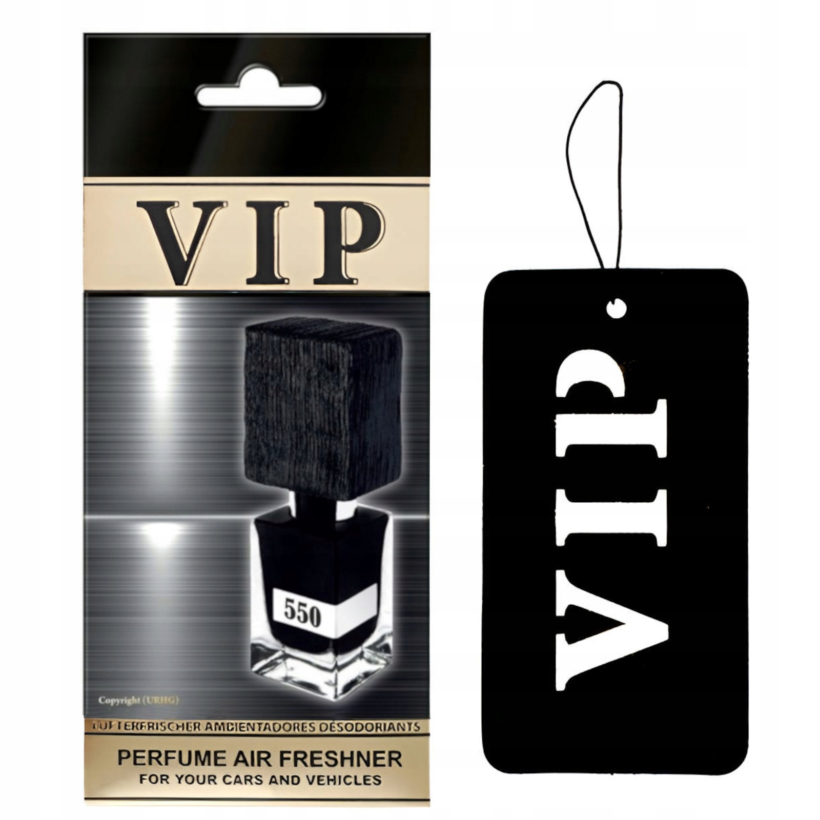 Ekskluzywna Zawieszka Do Auta Vip 550 Black Afgano