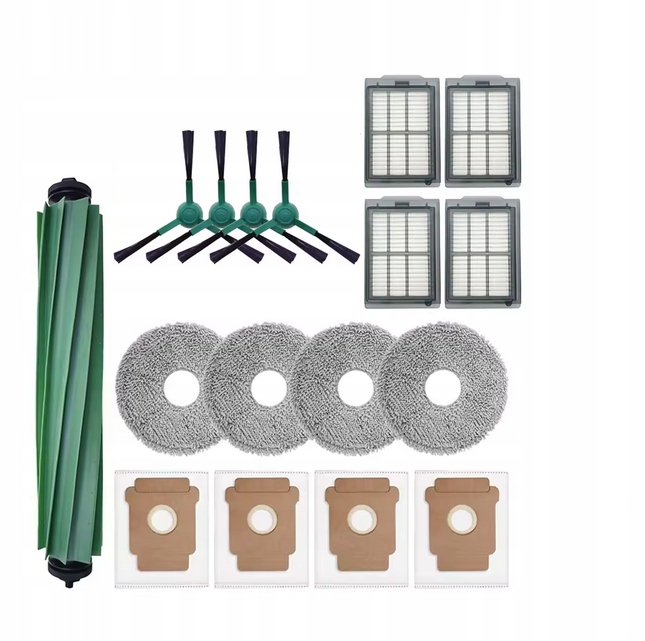 Akcesoria Szczotki Filtry Mopy Worki do iRobot Roomba Plus 405 505 Combo