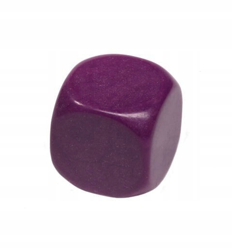 

Kość Kostka K6 16mm Blank Purple bez symboli