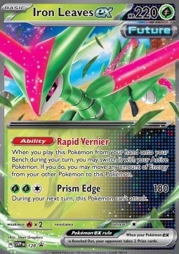 ORYGINALNA KARTA POKEMON Iron Leaves ex (SVP 128) PROMO