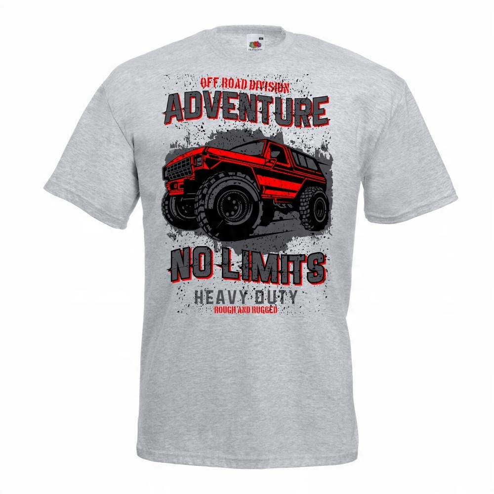 

Koszulka jeep samochód auto off road XL szara