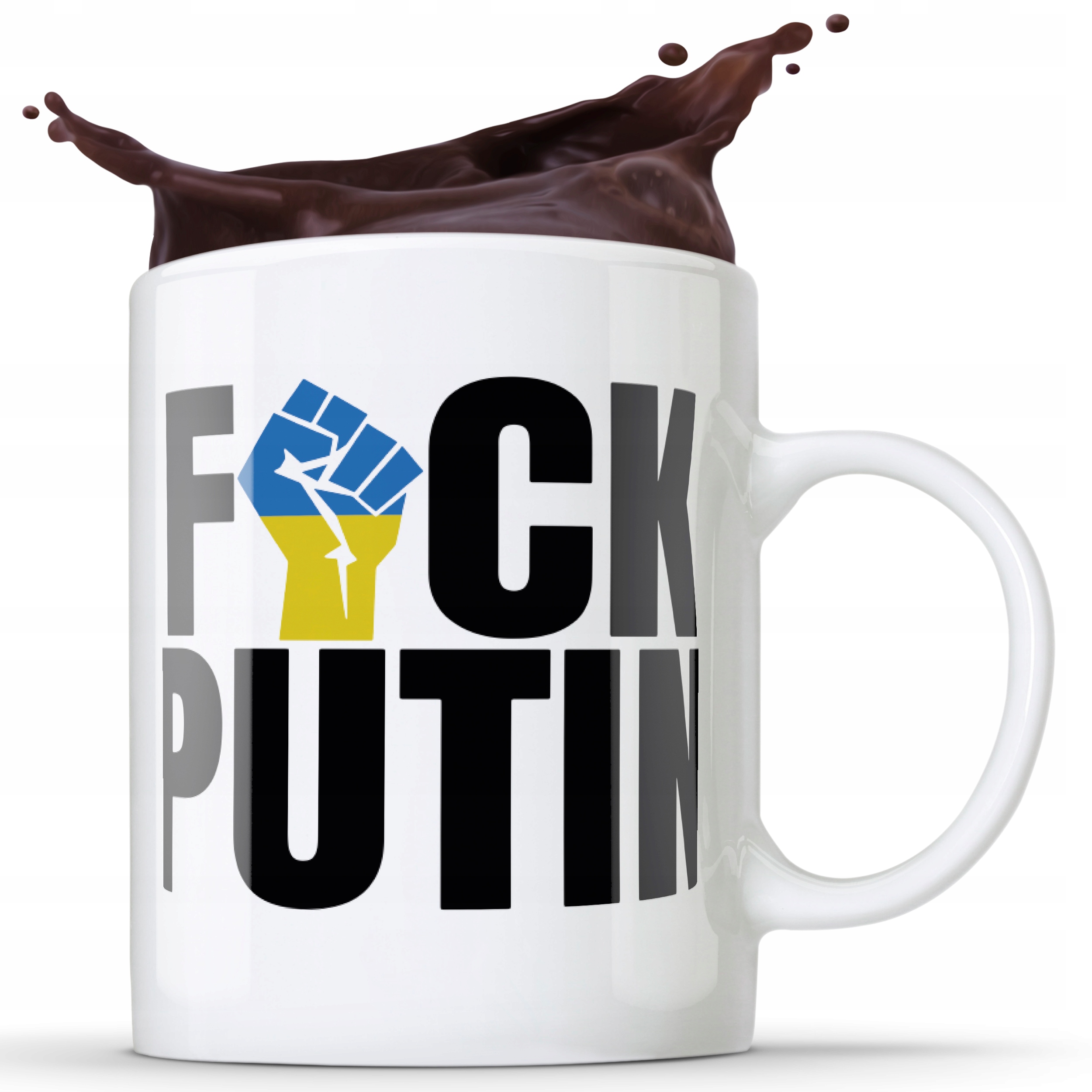 

Kubek Biały Fuck Putin Ukraina Wojna Solidarni