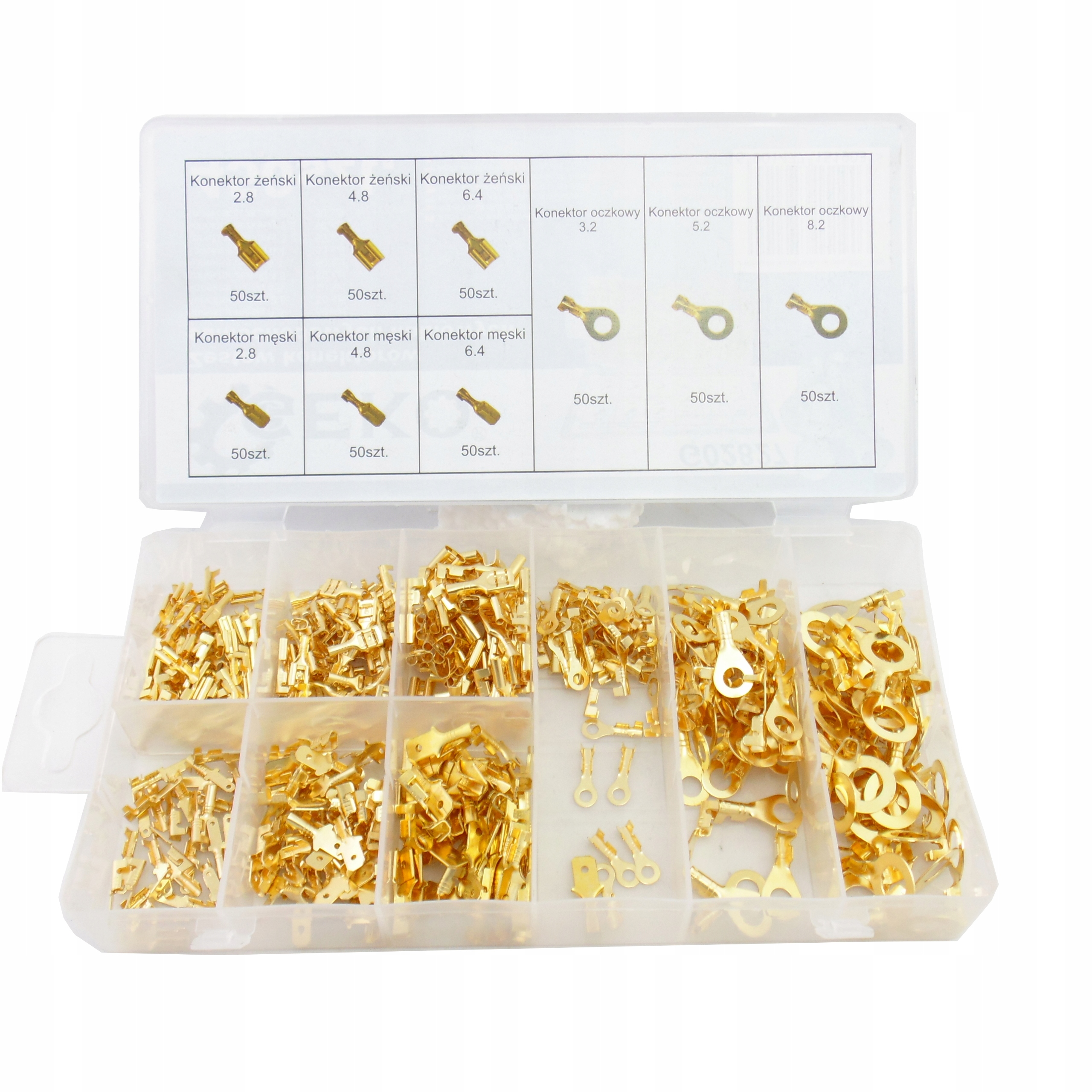 

Zestaw Konektorów Elektryka Konektory Wsuwki 450sz