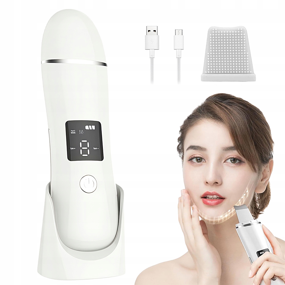 Kavitační Peeling S Ohýbacím Nožem Na Obličej 600MAH