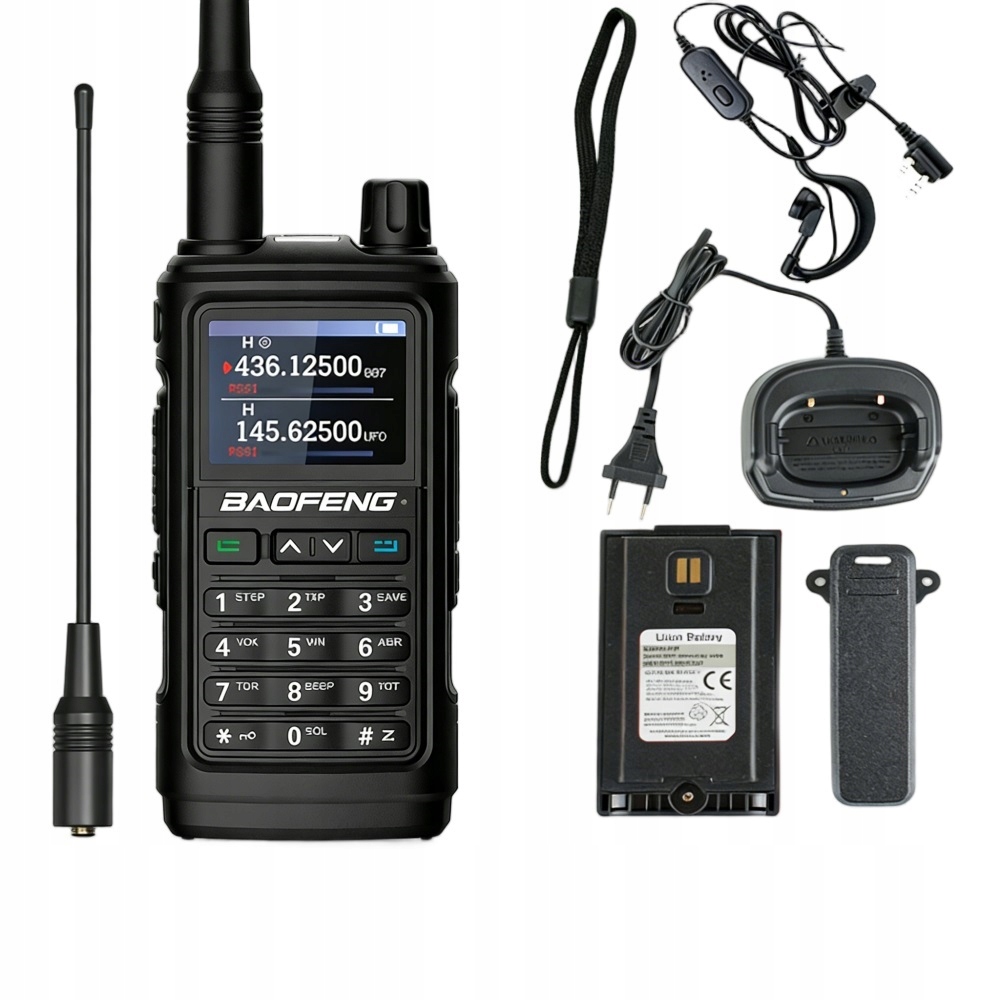 Vysílačka radiotelefon Baofeng UV-17E Vysílačka Pmr Vhf Uhf