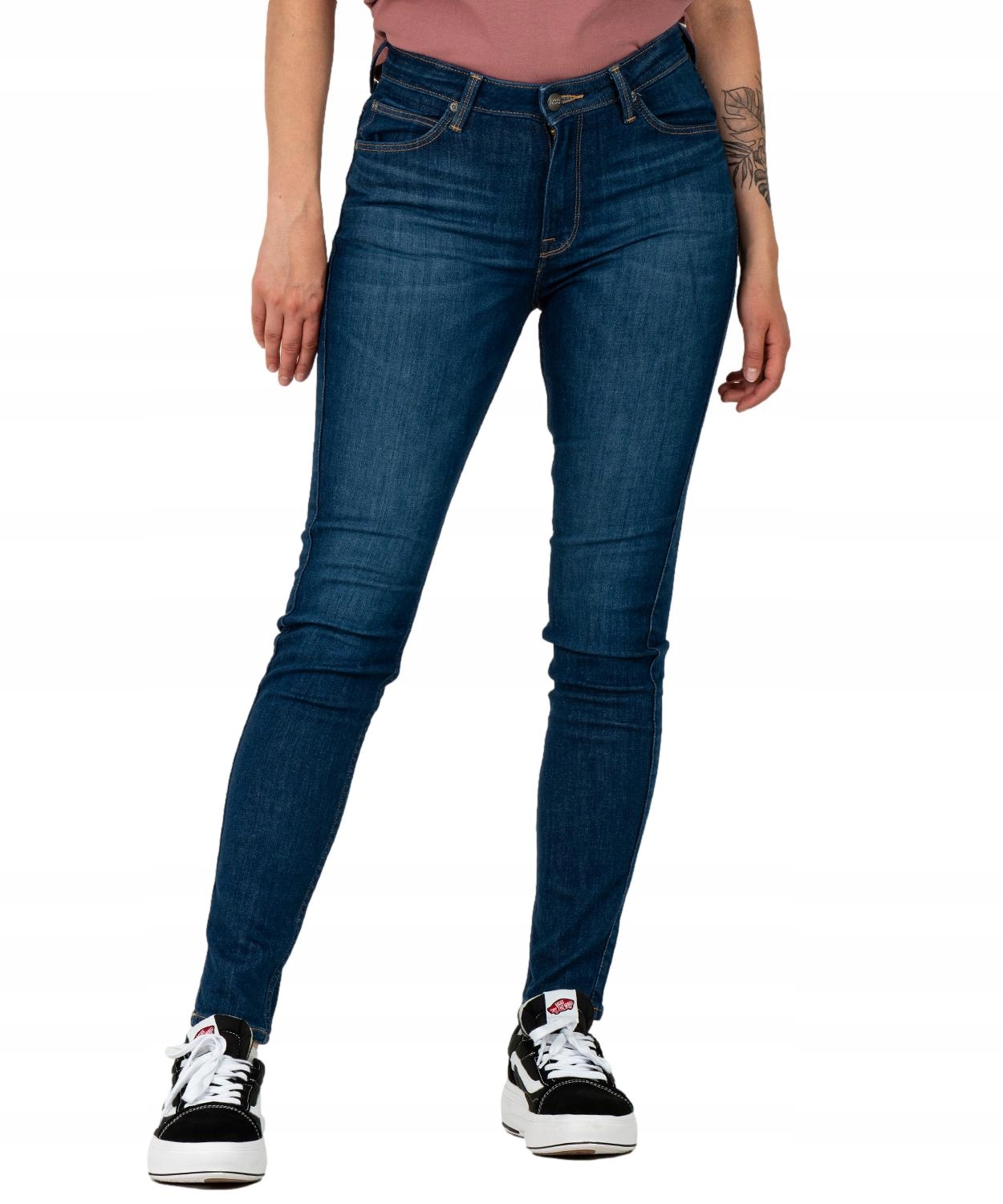 Džíny Lee Scarlett High 112338320 L626GUD38 Night Sky 26/31