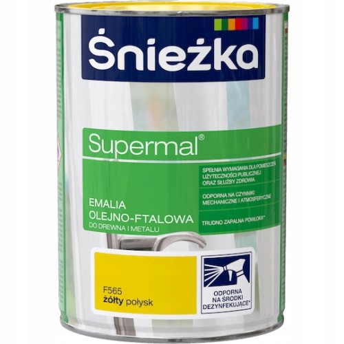

Śnieżka Supermal Emalia ftalowa 5l Żółty Połysk