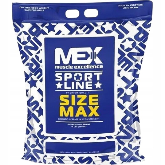 Mex Size Max 6800 g – gainer doplněk stravy na hmotu vanilka