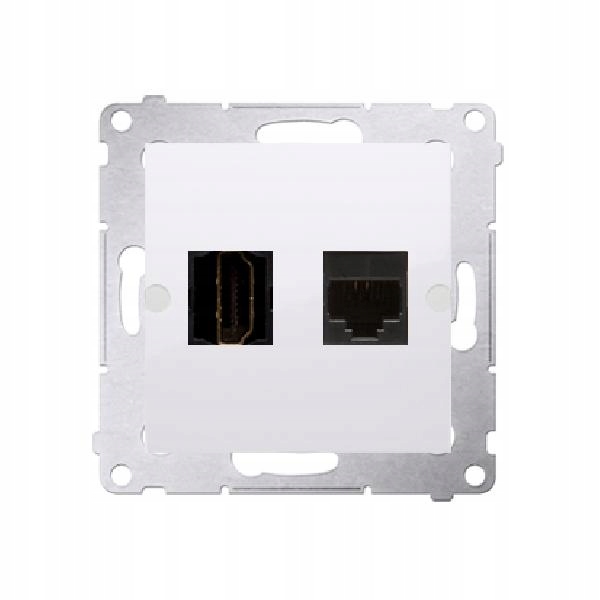 

Simon 54 Gniazdo HDMI+RJ45 biały DGHRJ45.01/11