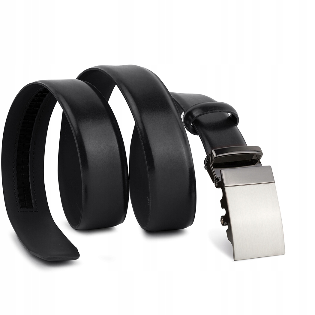 Černý pánský pásek s automatickou přezkou Pako Lorente vel