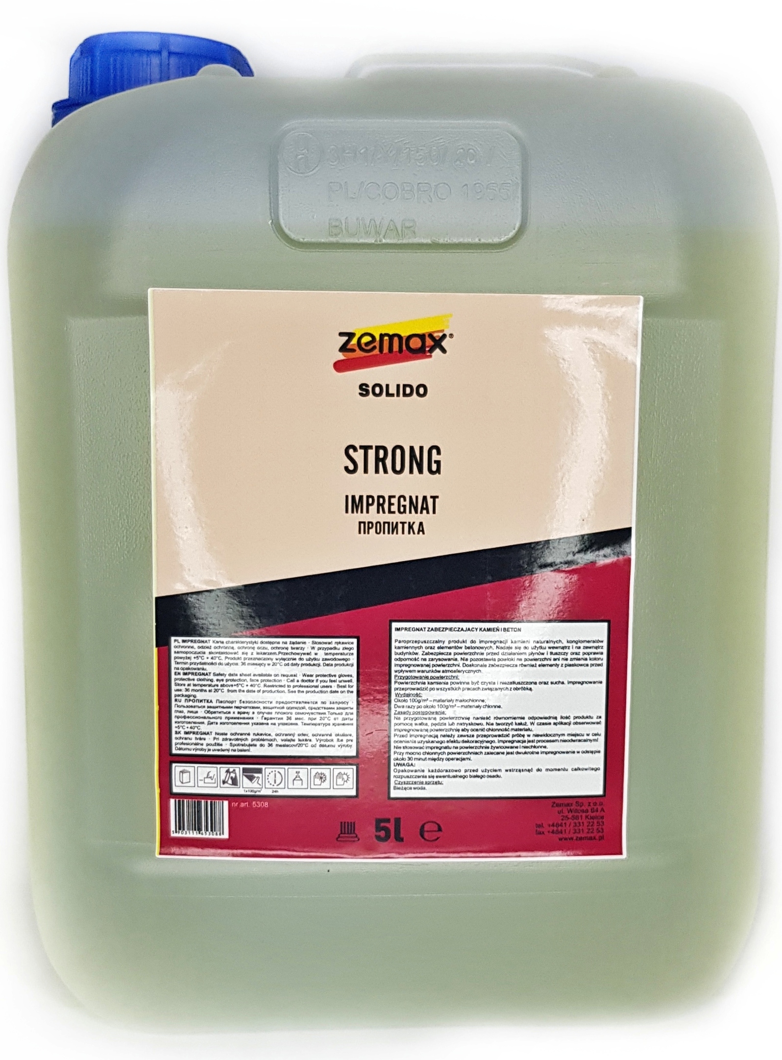 

Novol Strong Impregnat Do Granitu Marmuru Zemax 5L