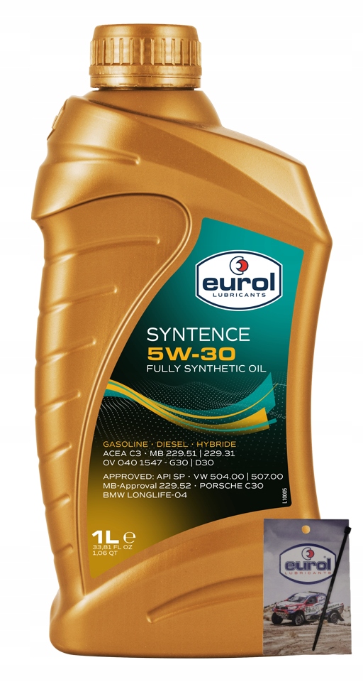 Olej Silnikowy Eurol Syntence 5W30 1l C3 504 507