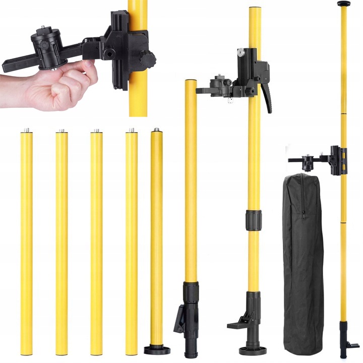 Rozpěrná Tyč Pro Laserovou Vodováhu Křížový Laserový Stativ 4,2 M 420 CM
