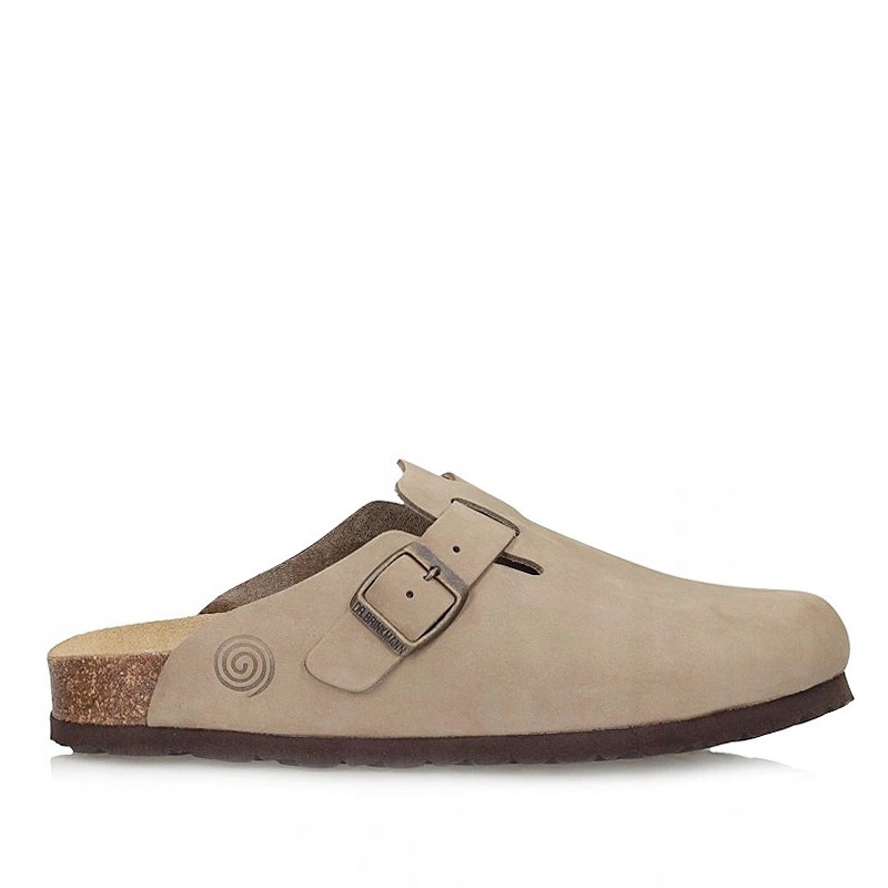 Pánské pantofle Dr. Brinkmann 600132-08 béžové kožené