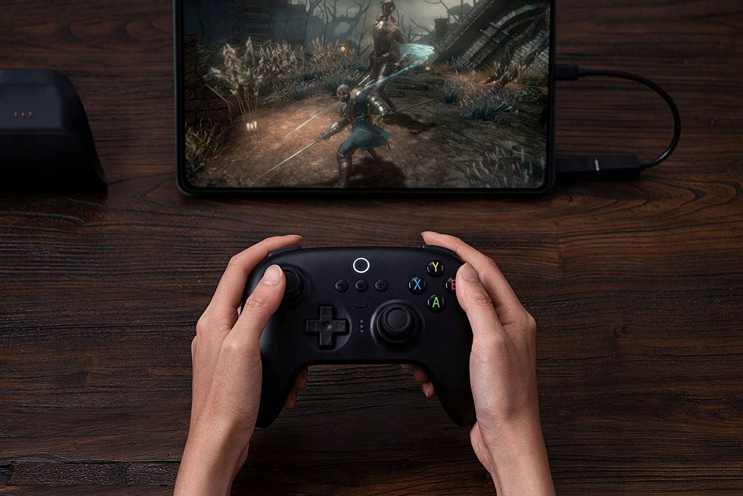 8Bitdo Ultimate 2.4G Black v2 Hall Effect Pad + Dock - Android Apple PC Kompatybilne platformy PC Android