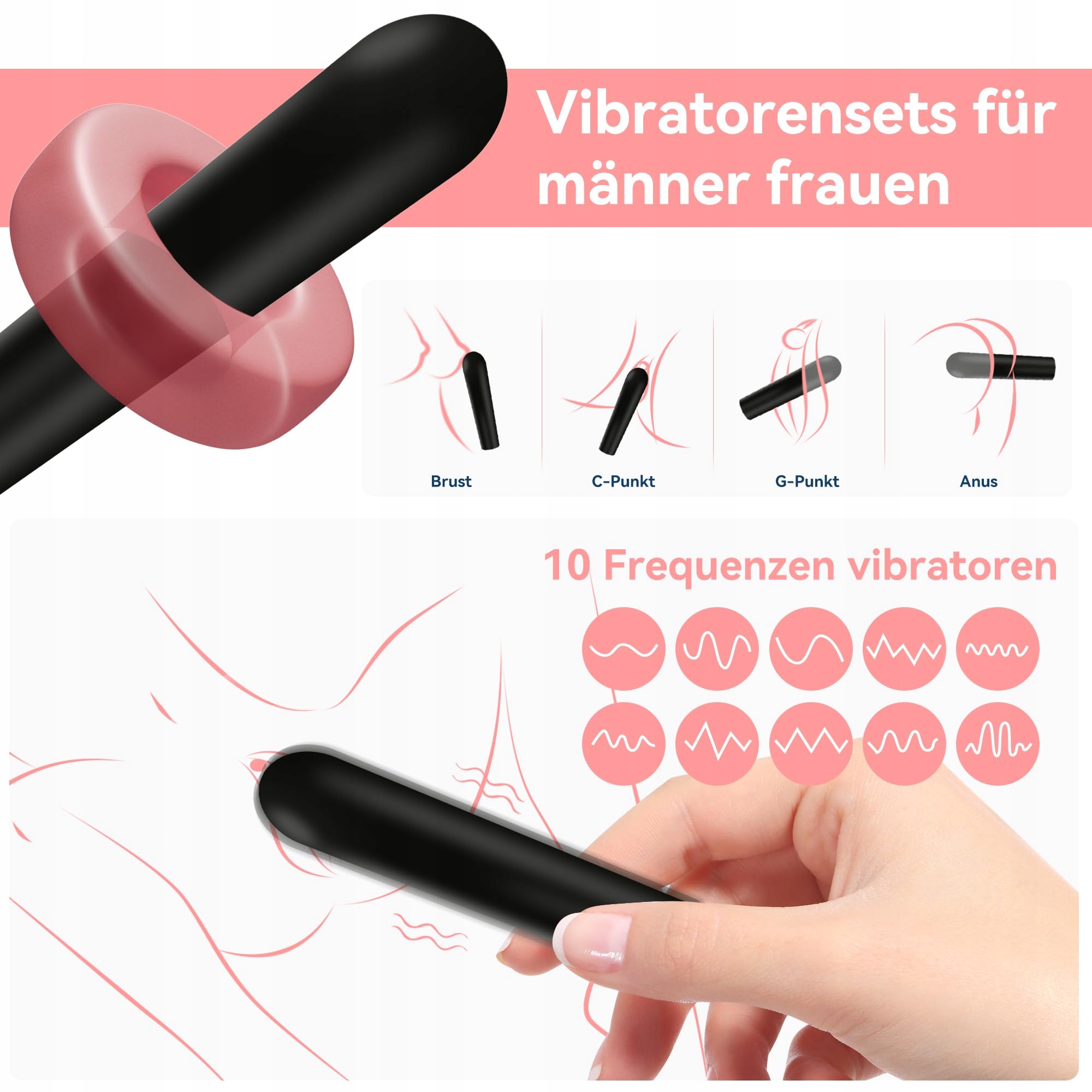 Elektryczny Masturbator 10 Trybów Wibracji 3D Vagina Dla Mężczyzn Wersja 1 — miniatura 4