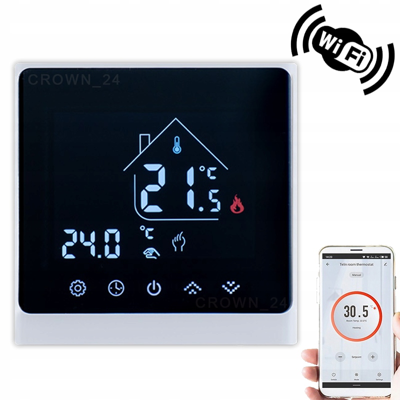 Nástenný Regulátor Teploty, Programátor E40 Wifi