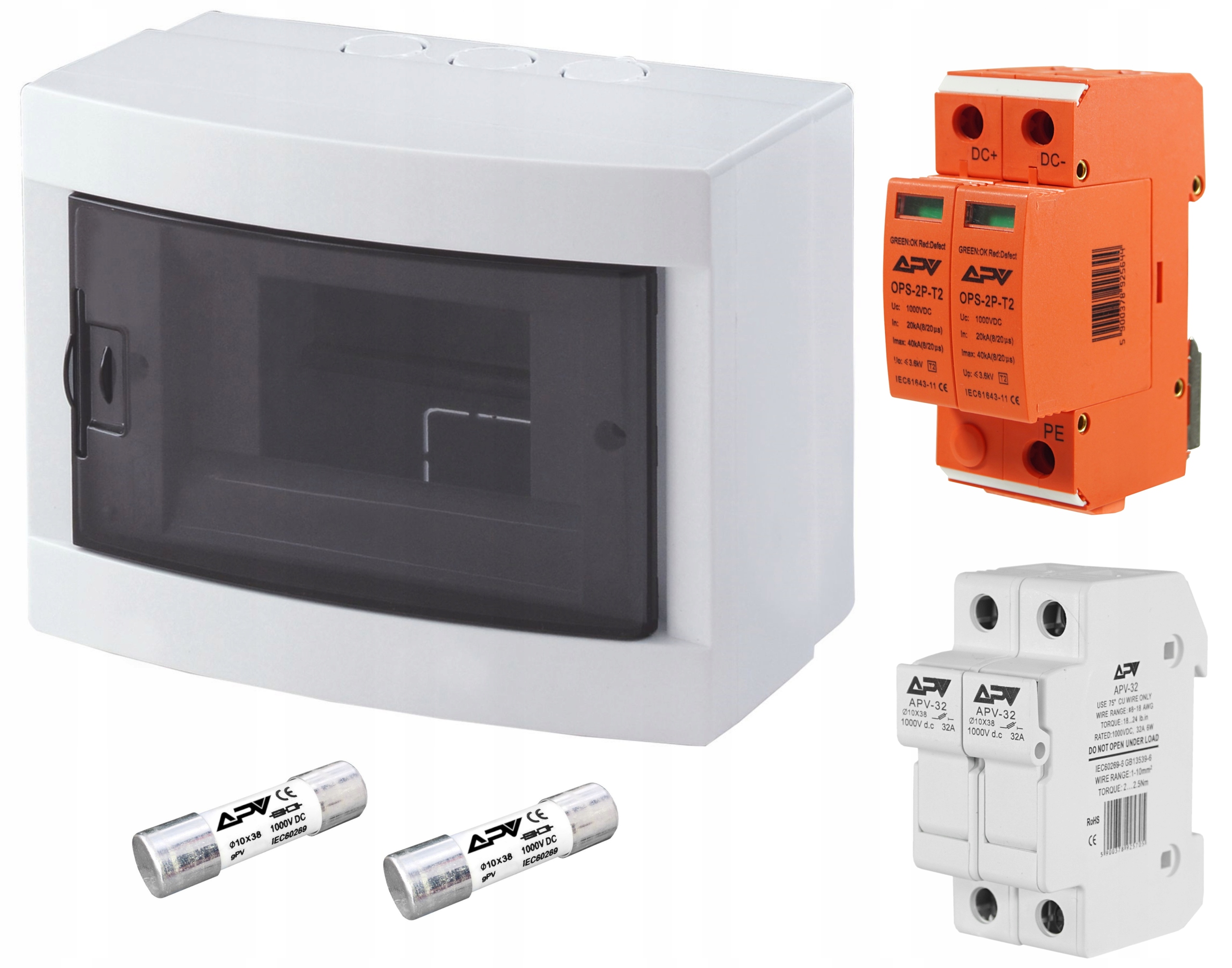 

Rozdzielnica Pv Bezpiecznik Fotowoltaika 1000V DC