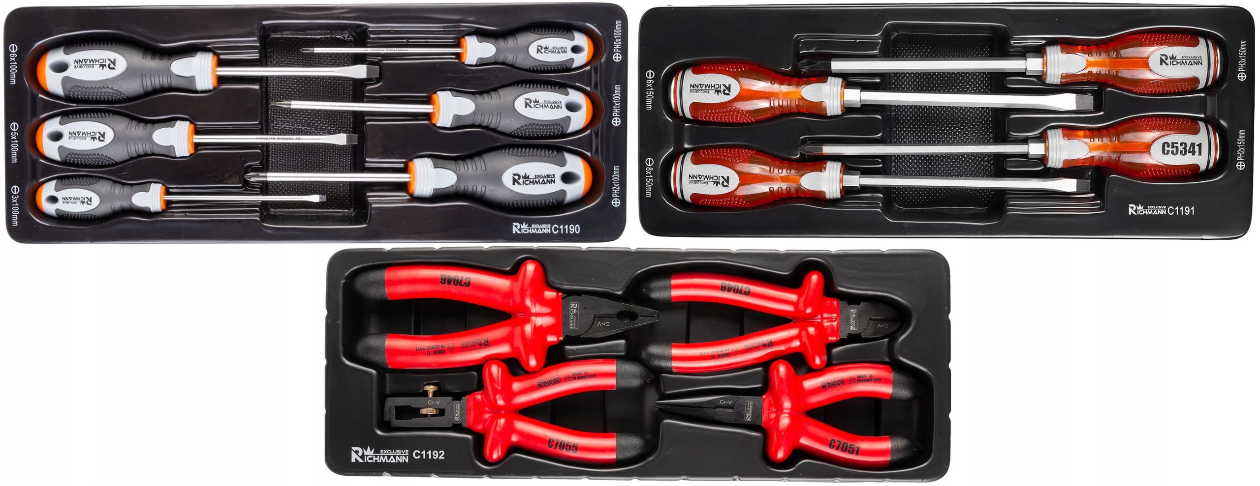 WYPOSAŻENIE WÓZKA WARSZTATOWEGO 48 wkładek 816 el Marka inna