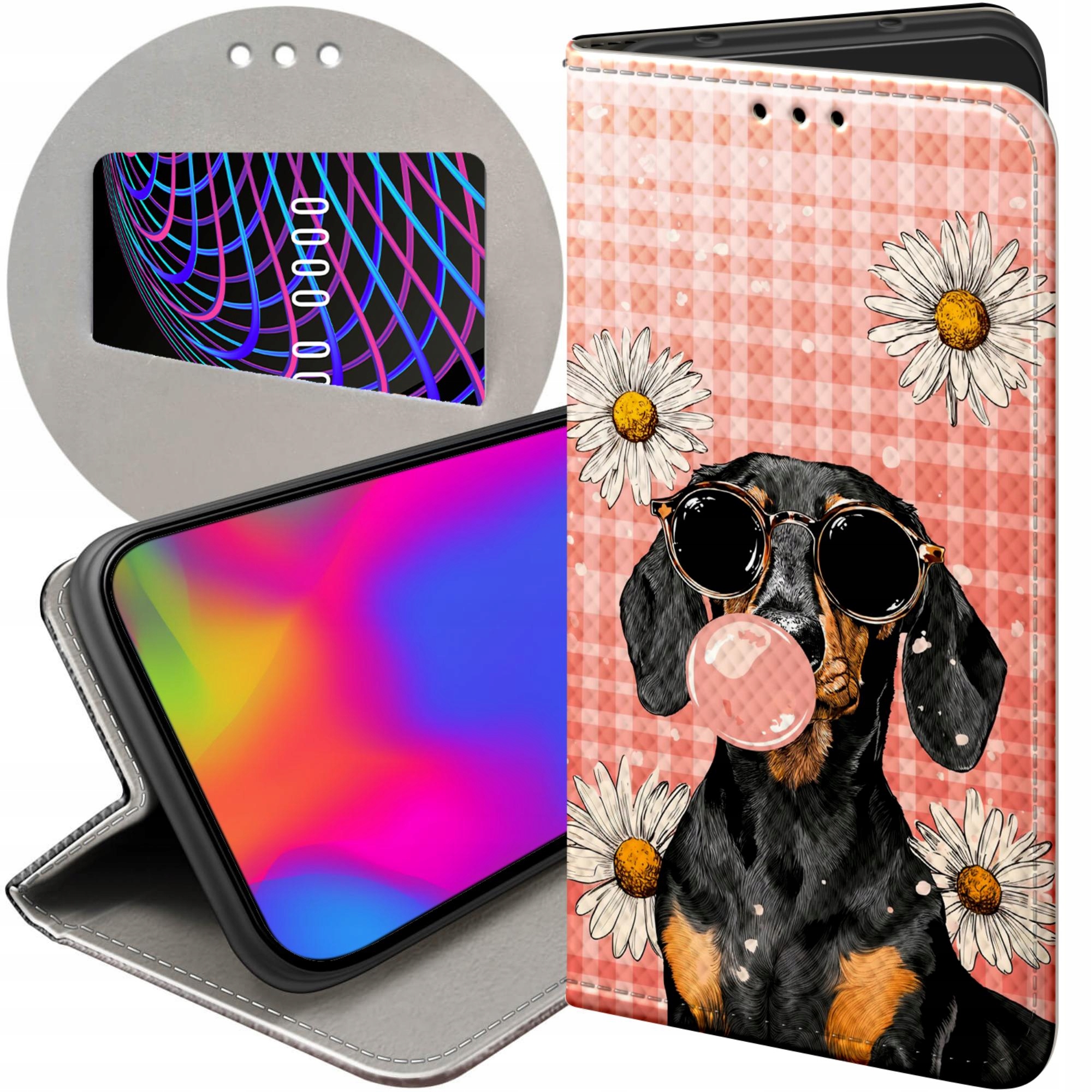 Etui Do Xiaomi Redmi Note 12 Pro Plus Jamniki Psy Jamnik Red Merle