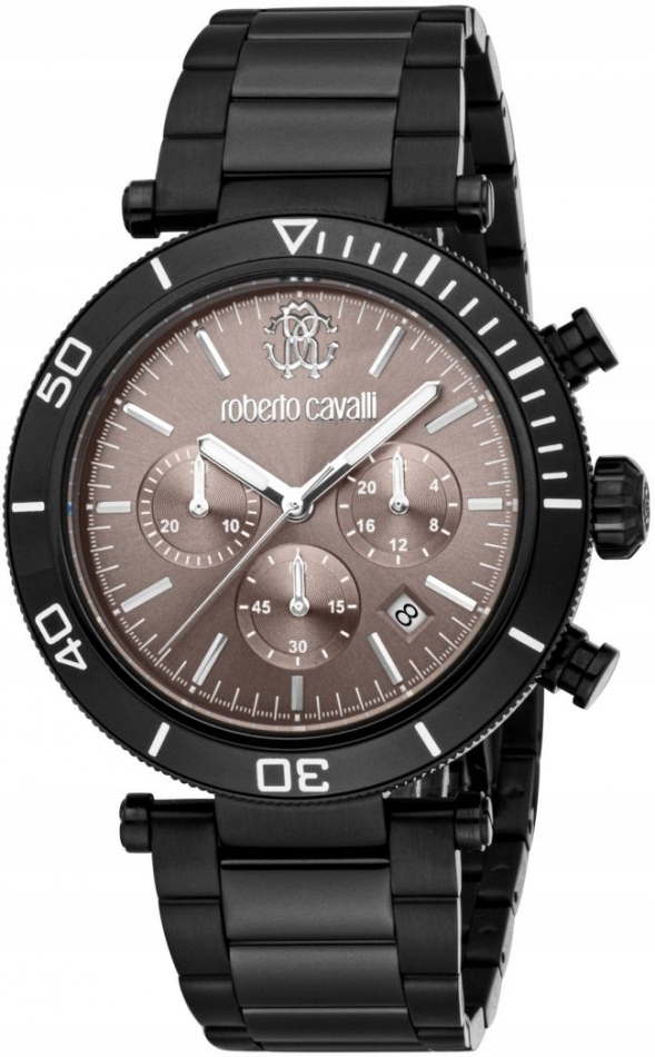 Zegarek męski Roberto Cavalli RC5G128M0075 czarny fashion