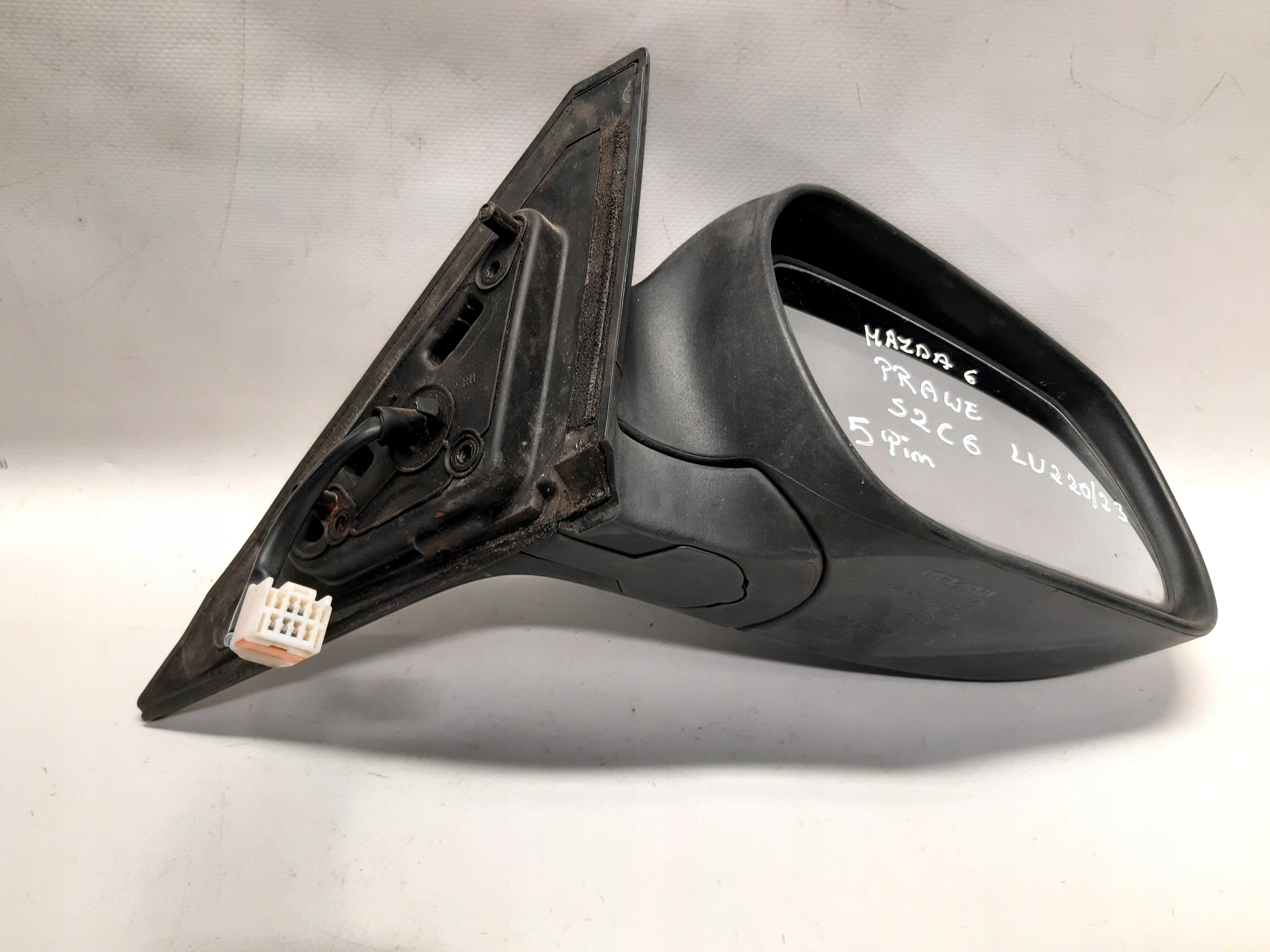 Mazda 6 VI GG mirror right electrics 5 PIN
