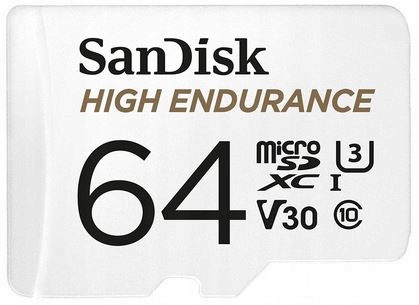 Карта памяти SanDisk High Endurance SDXC 64GB