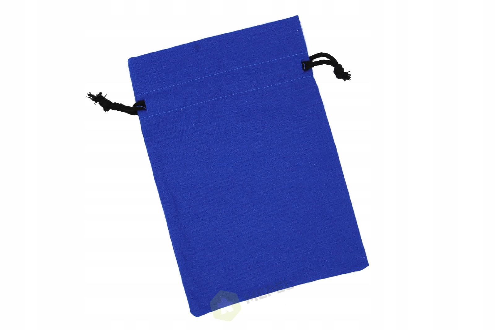 Woreczek materiałowy 14x20 cm (średni) - granatowy Kolor beżowy