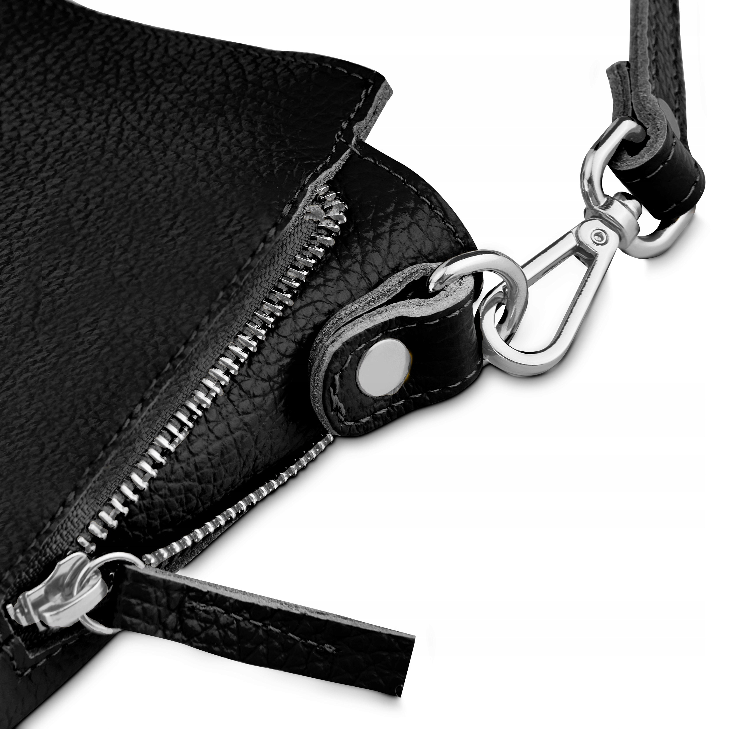 BETLEWSKI Mała torebka damska skórzana na ramię listonoszka skóra naturalna Model TWB-DOL-10