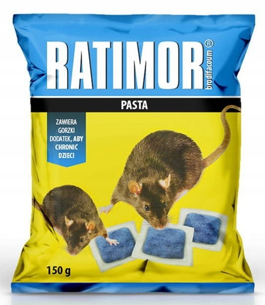 

Pasta na myszy i szczury 150 g folia Ratimor 7938