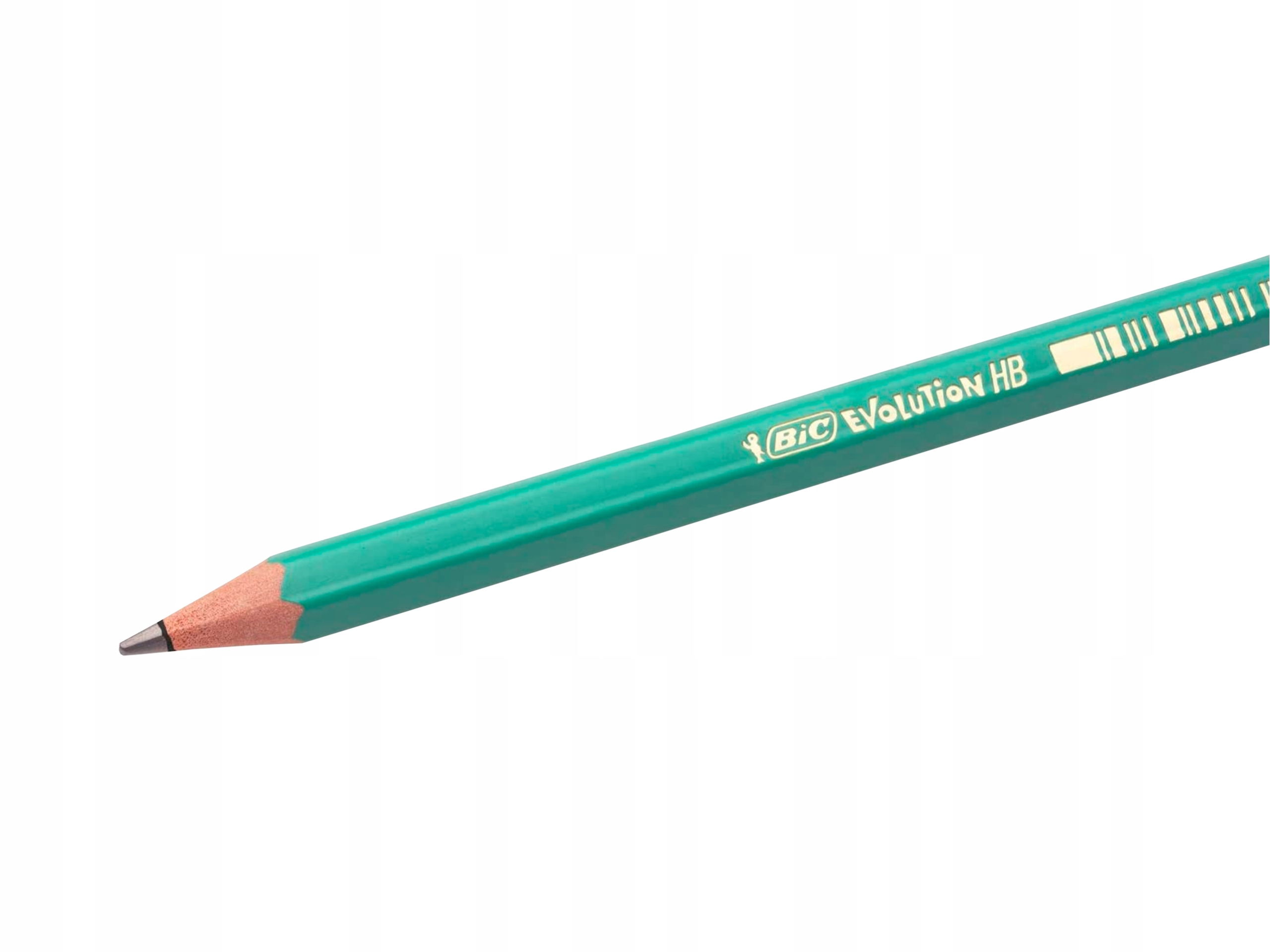 Ołówek sześciokątny bez gumki do szkoły szkicowania BIC Evolution HB 12 szt Twardość HB